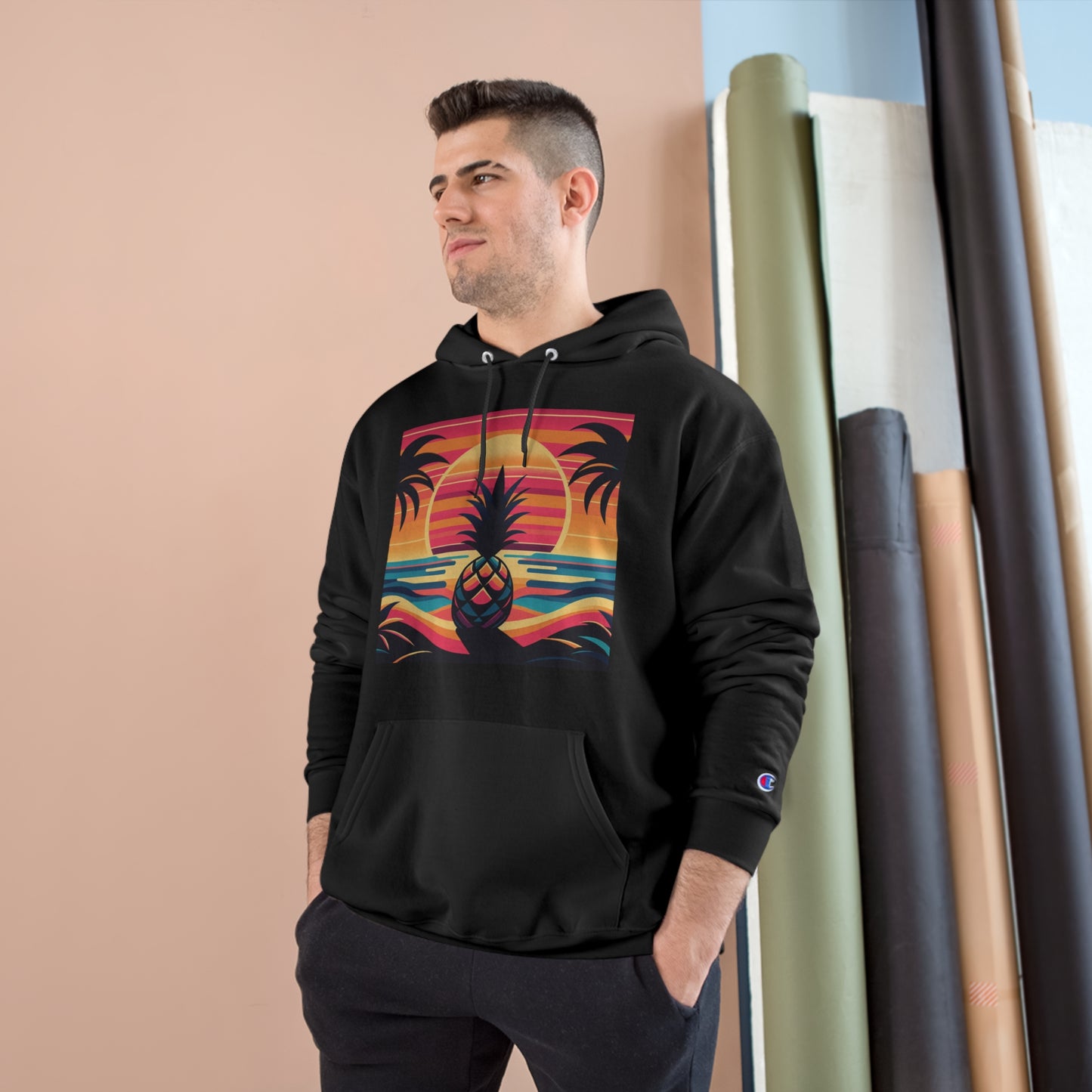 Sunset Pineapple Champion Hoodie