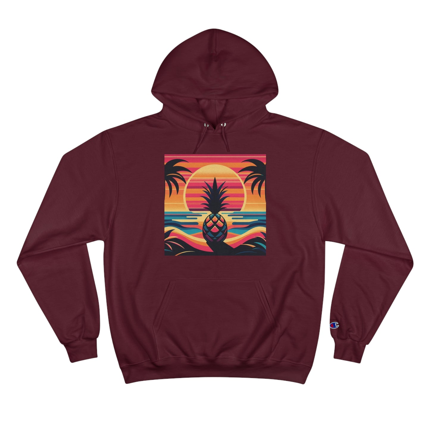 Sunset Pineapple Champion Hoodie
