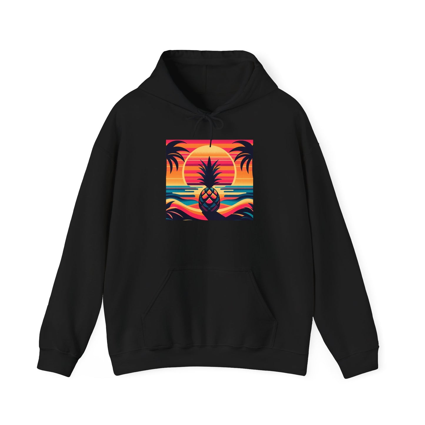 Sunset Pineapple Hooded Sweatshirt