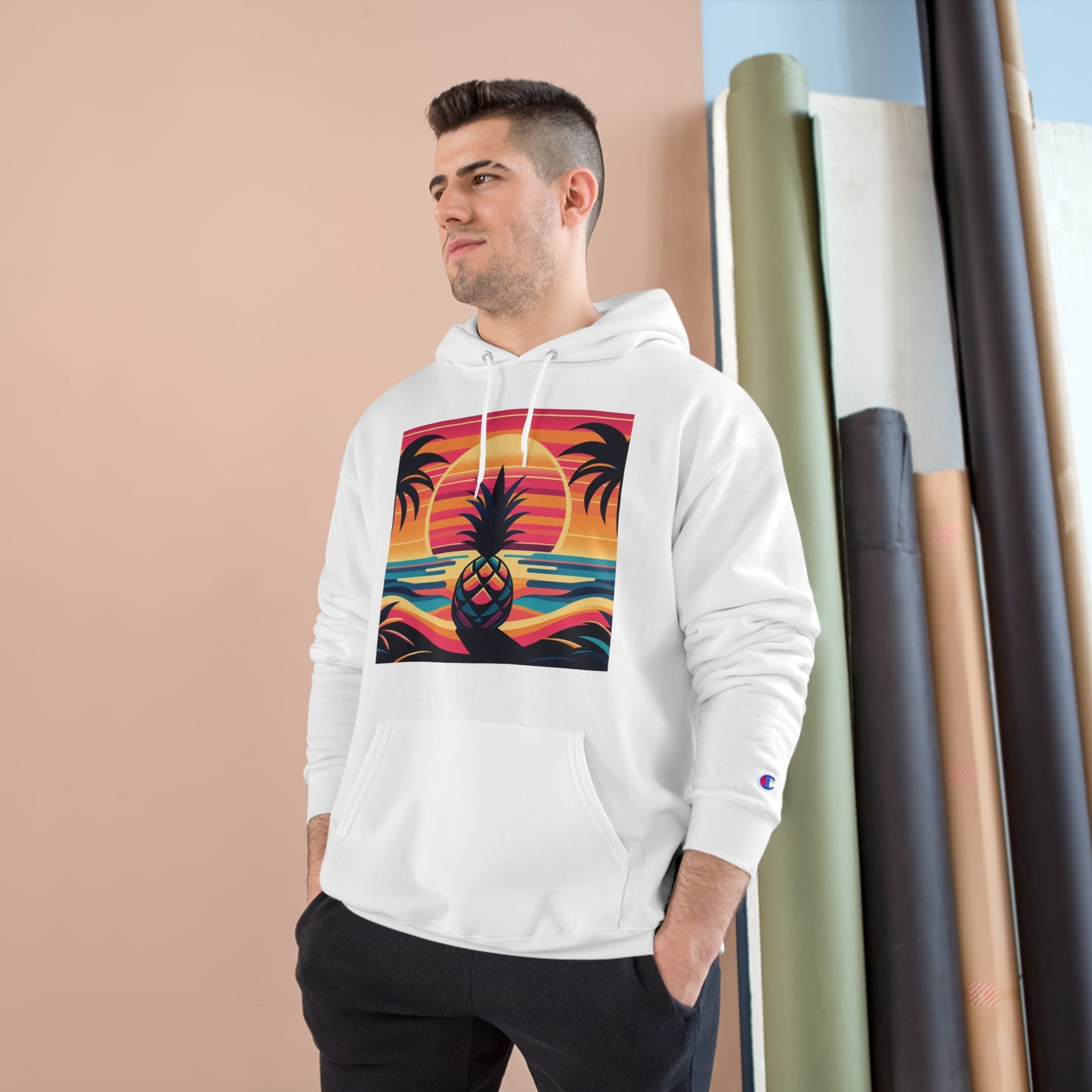 Sunset Pineapple Champion Hoodie