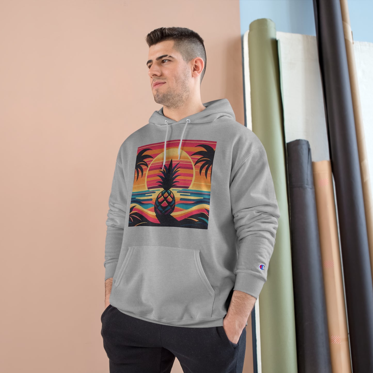 Sunset Pineapple Champion Hoodie