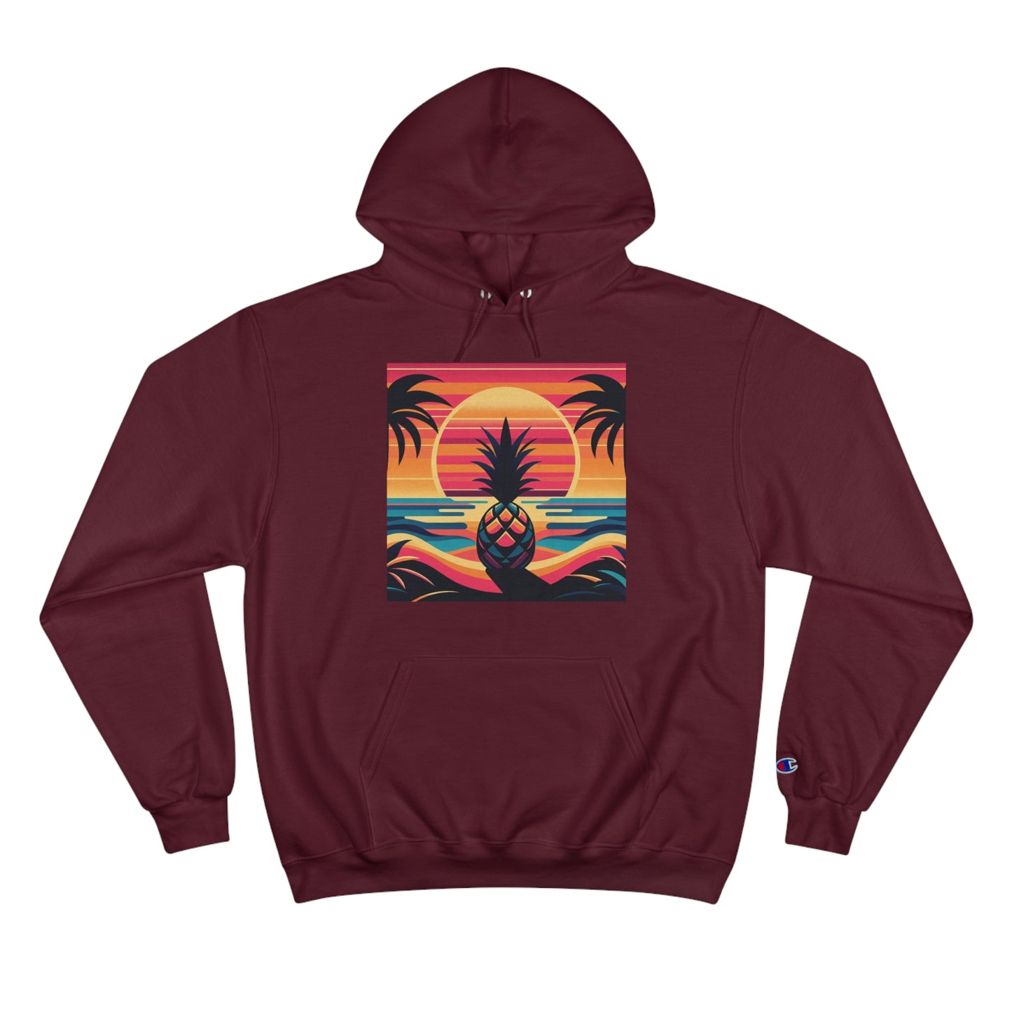 Sunset Pineapple Champion Hoodie