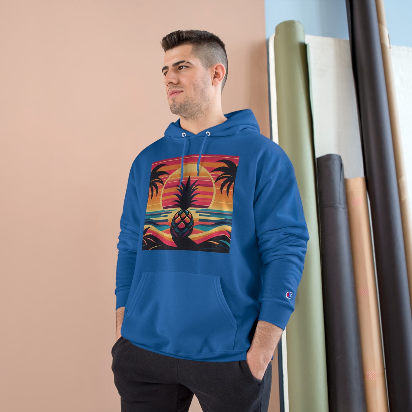 Sunset Pineapple Champion Hoodie