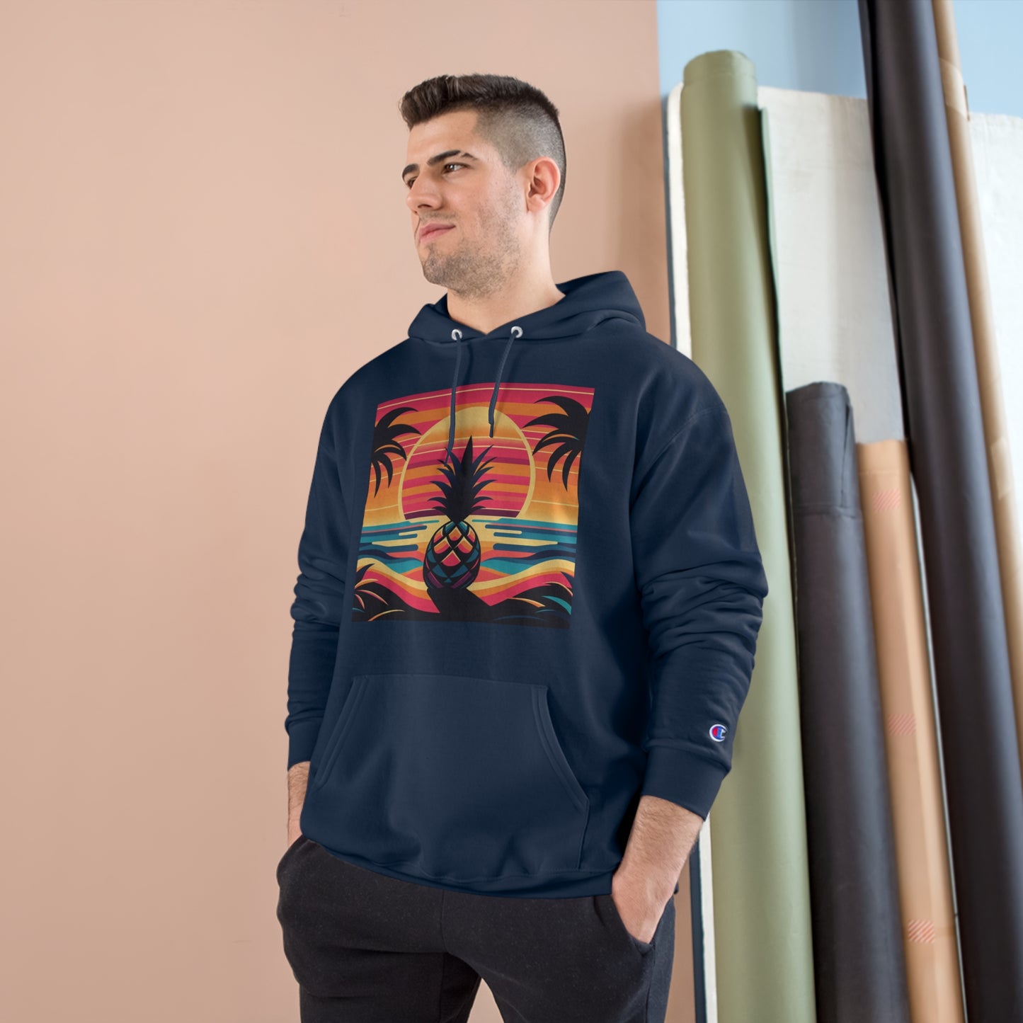 Sunset Pineapple Champion Hoodie