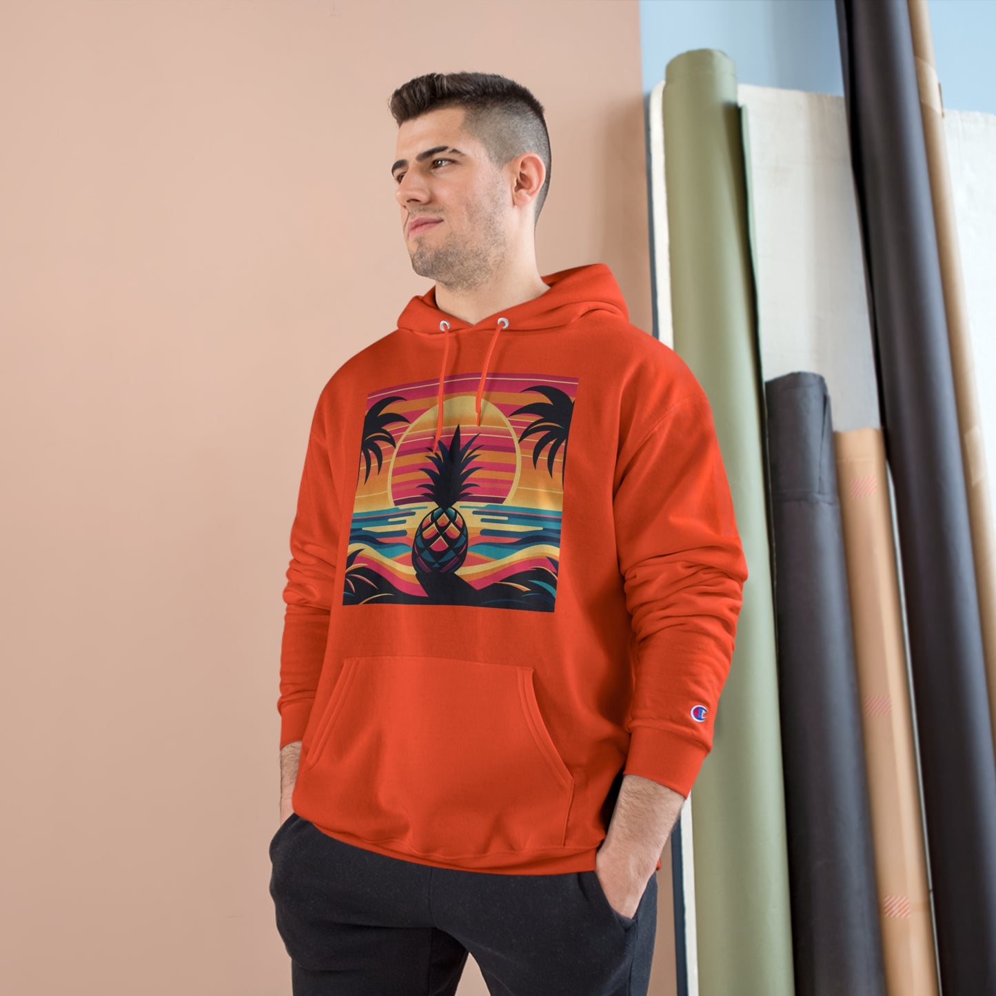 Sunset Pineapple Champion Hoodie