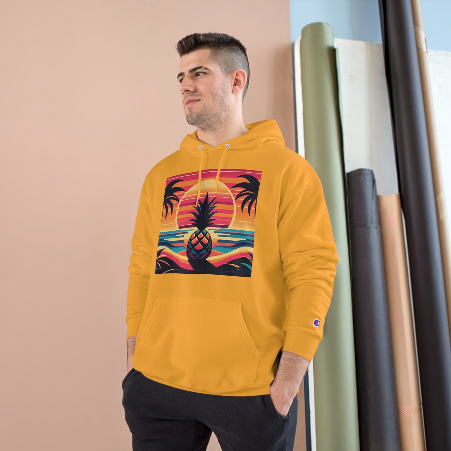 Sunset Pineapple Champion Hoodie