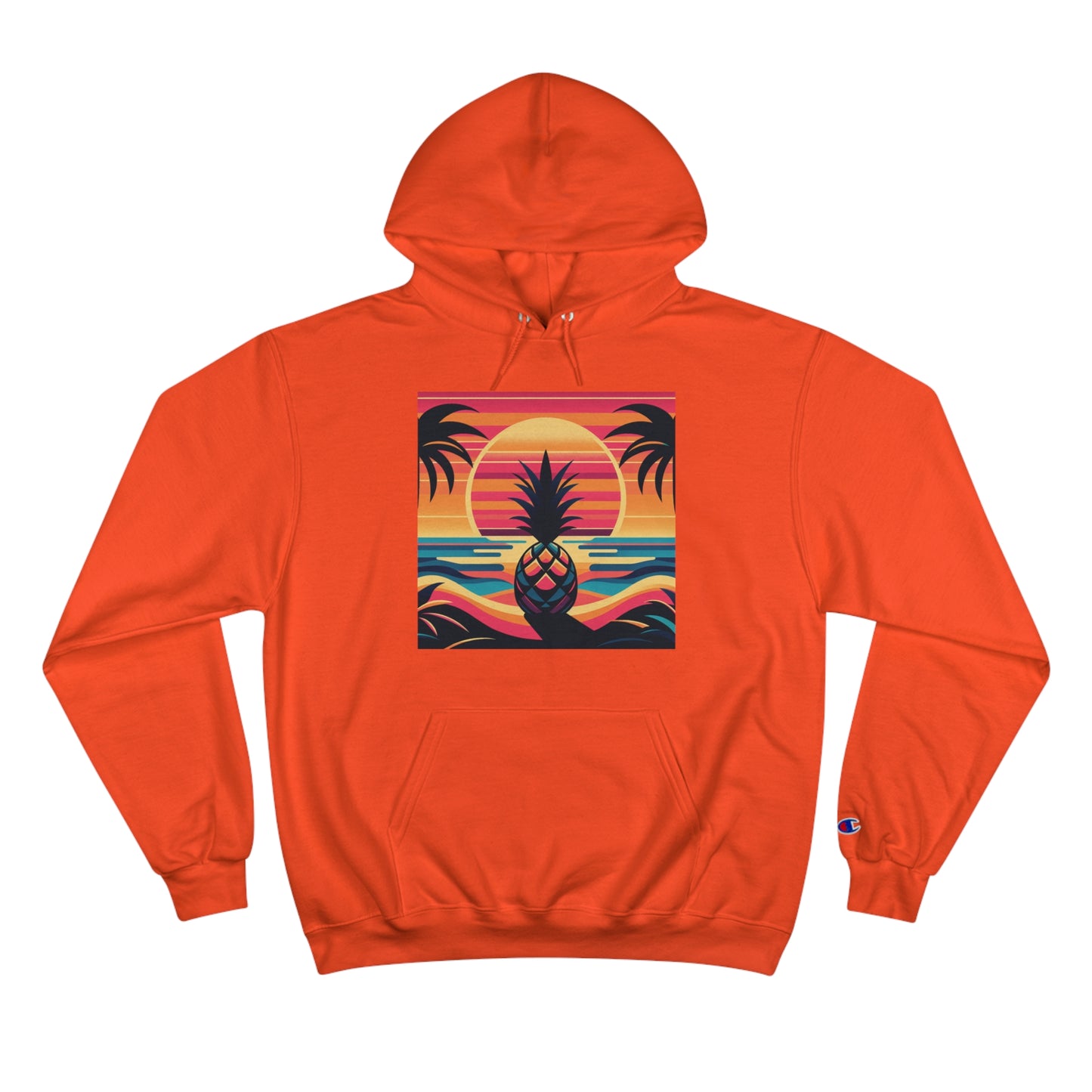 Sunset Pineapple Champion Hoodie